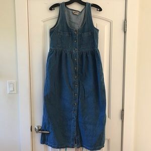 90s Vintage denim dress. Eldorado Reserve. Size M